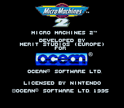SNES Micro Machines 2